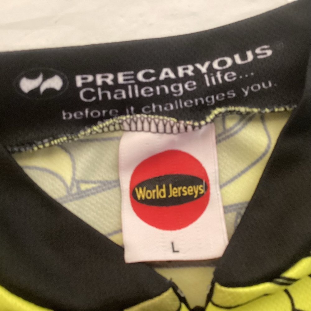 Biker Chick Women’s Cycling Jersey Chick on bike seat size large World Jerseys - Picture 9 of 12